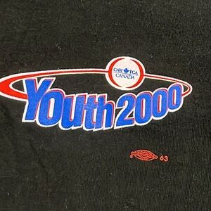 2 for $25 Vintage Y2K graphic t shirt made in Canada size XL